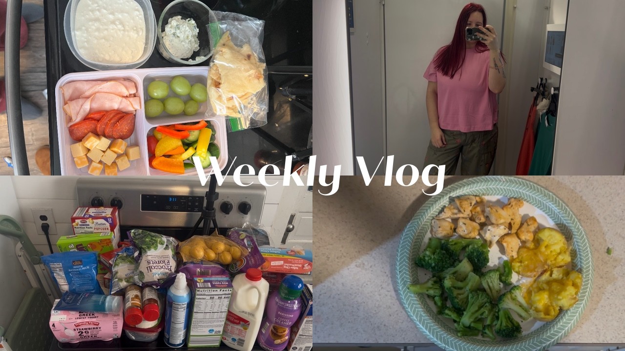 Weekly Vlog: Old Navy haul, Grocery haul, New Dinner Recipe, & Meal Prep!