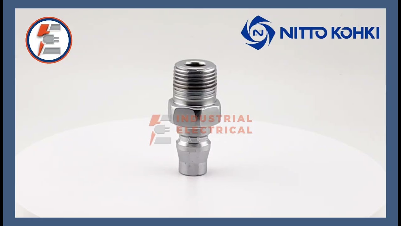 Nitto Kohki NC30PM Hi-Coupler Plug | Quick Connect Pneumatic Fitting