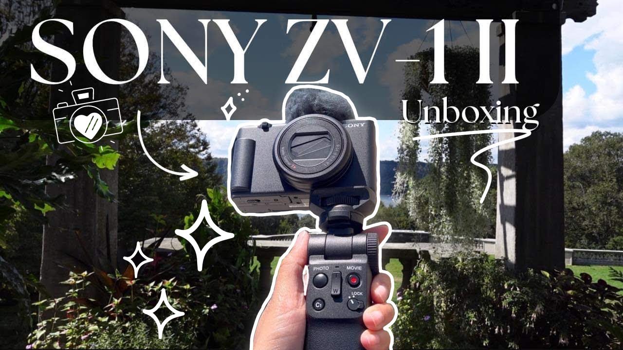 unboxing my first camera! 📸 Sony ZV-1 II + accessories 🍂💕