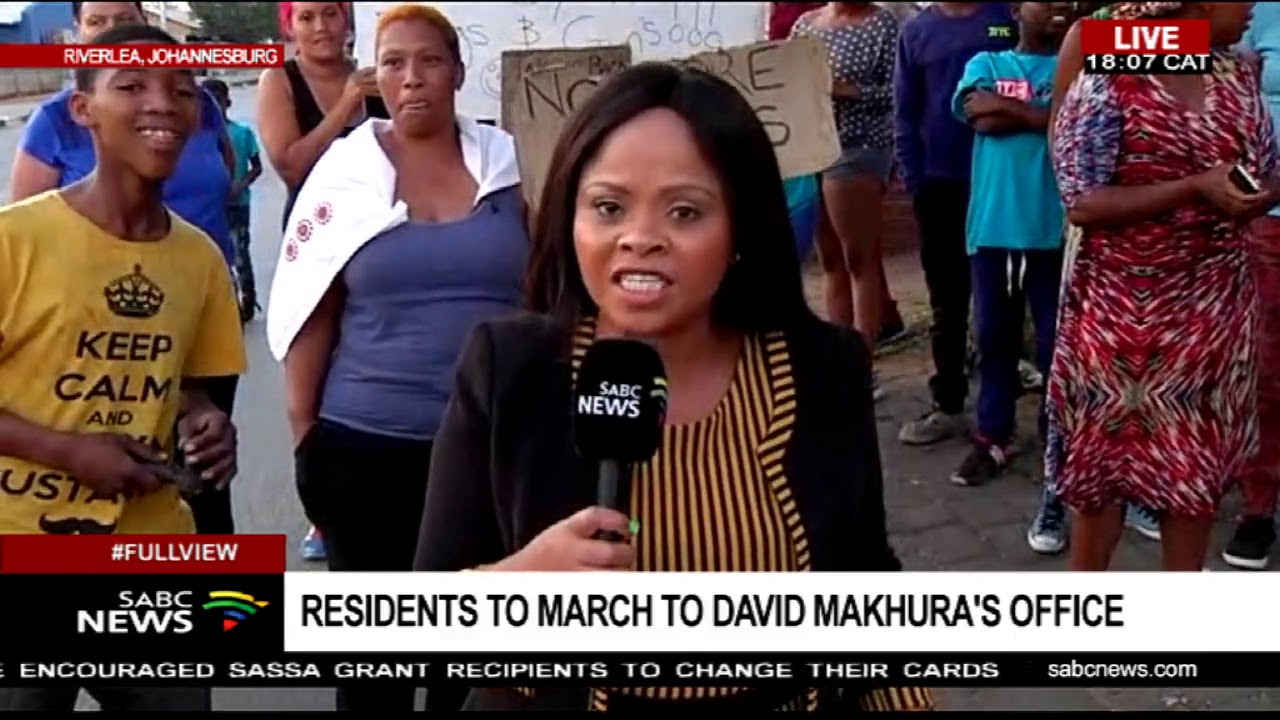 Riverlea residents also take to the streets