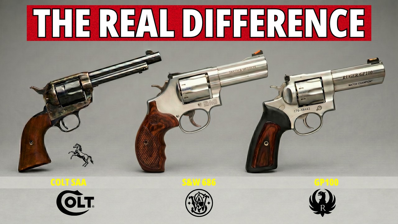Colt против Ruger против Smith & Wesson: вся правда о выживании, о которой молчат