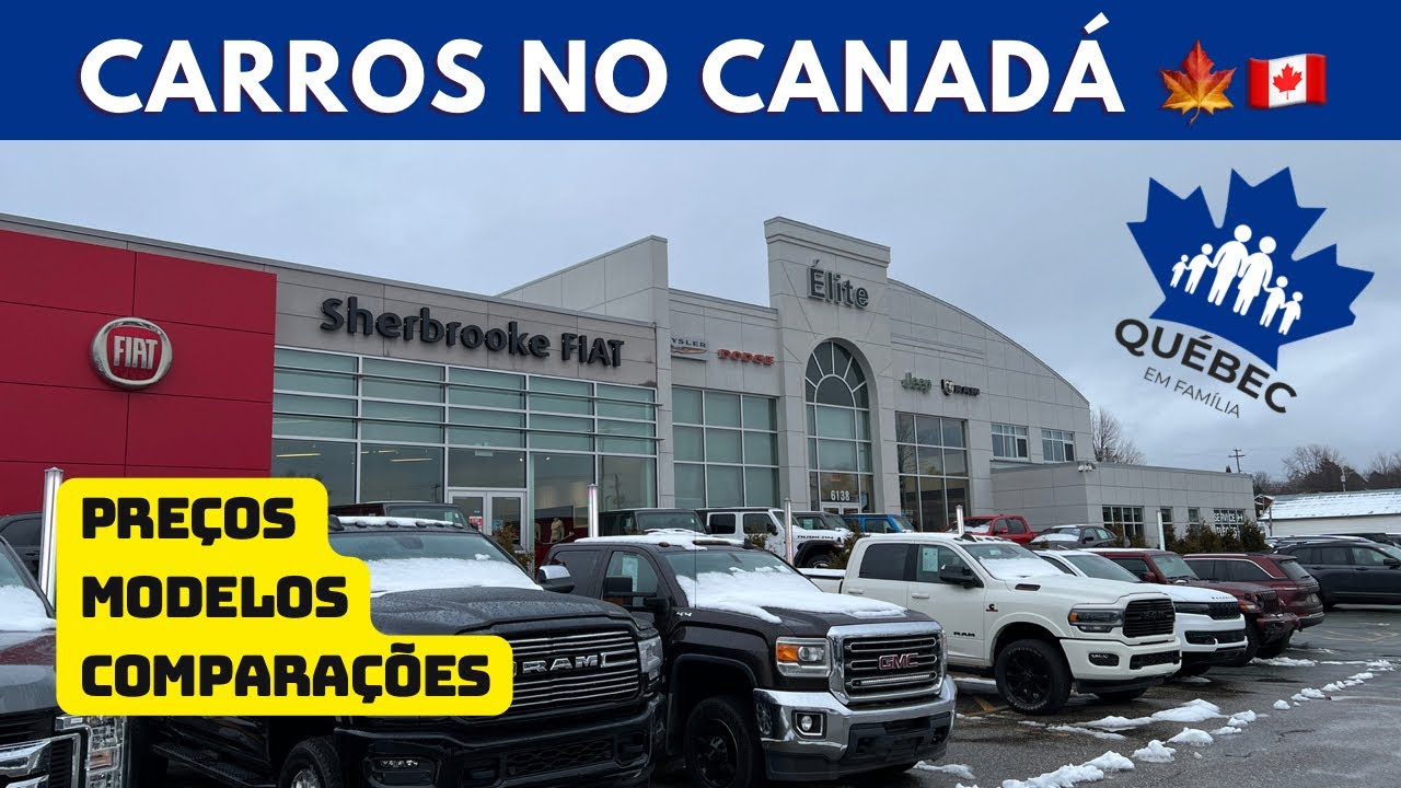 CARROS NO CANADÁ 🍁 🇨🇦 (Preços, modelos, comparação e opinião sobre tudo que vimos)