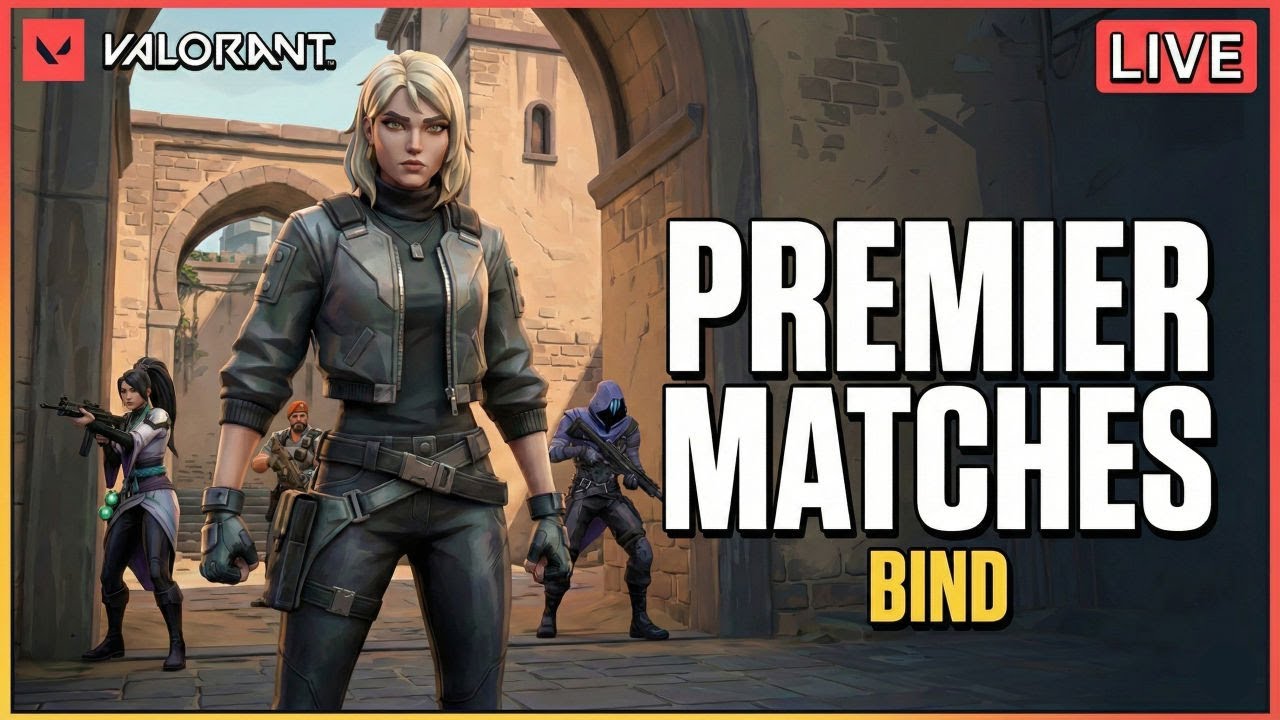 VALORANT PREMIER LIVE 🔴 | Deadlock on Bind | Competitive Team Play