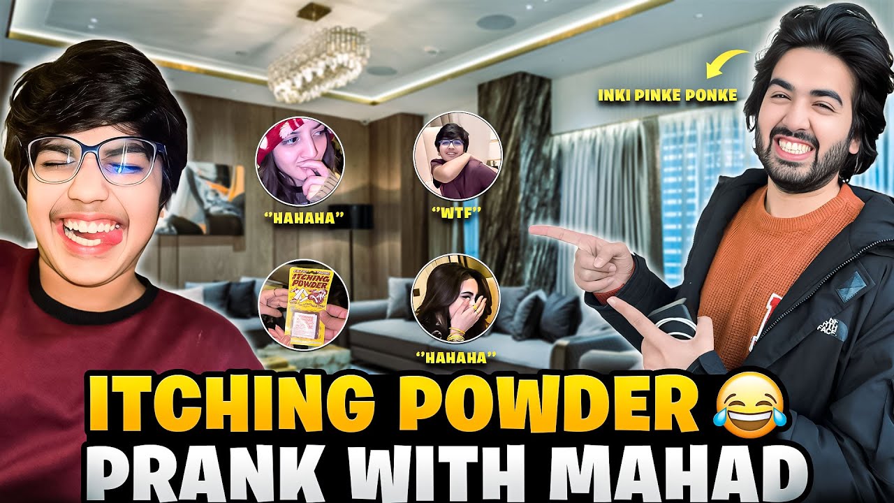 Itching Powder Prank with Mahad 😄 planned by Soha and Ayesha 😈