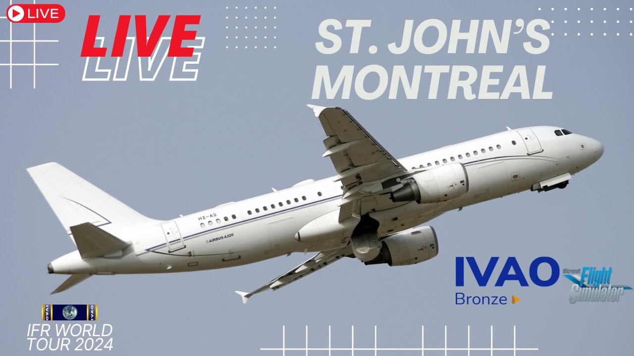 Fenix A320 Star Charter | St. John's - Montreal |❄️ ENGINE 2 FROZEN ❄️ #IVAO #MSFS