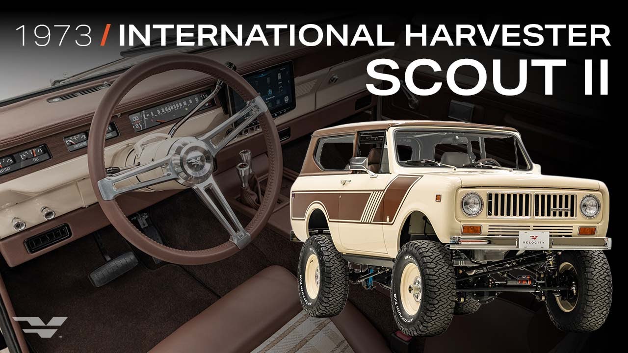 1973 International Harvester Scout II in Harvest Moon | Velocity Restorations Restomod