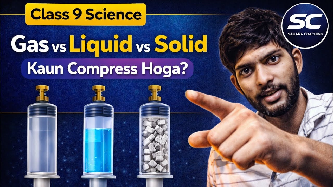Class 9 Science Activity 1.11 | Solid Liquid Gas Compressibility Experiment