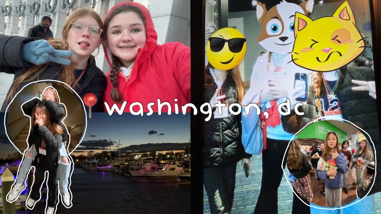 📍washington dc vlog days 3&4 | cruise, school trip, travel, roadtrip, friends