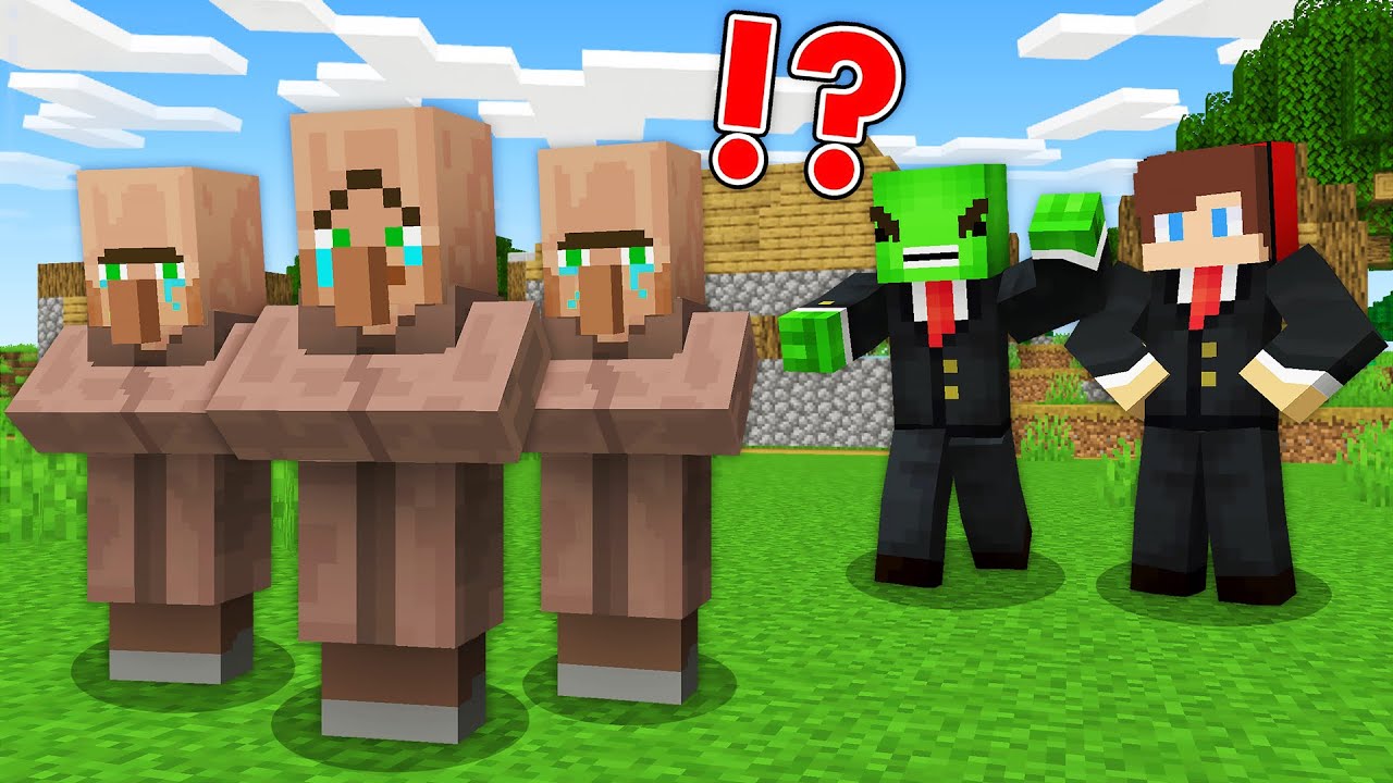 JJ and Mikey Became PRESIDENTS and Kicked Villagers Out of Village in Minecraft - Maizen