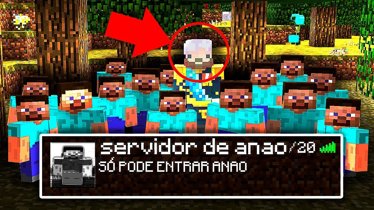 Invadindo servidores estranhos de Minecraft...