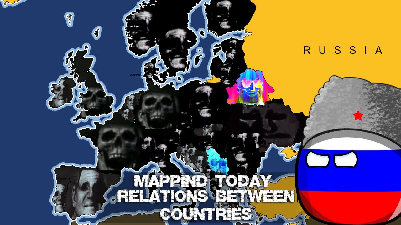 Mapping Today Europe (REMAKE - Relations between Countries - Russia) - Mr Incredible canny/Un  P/89