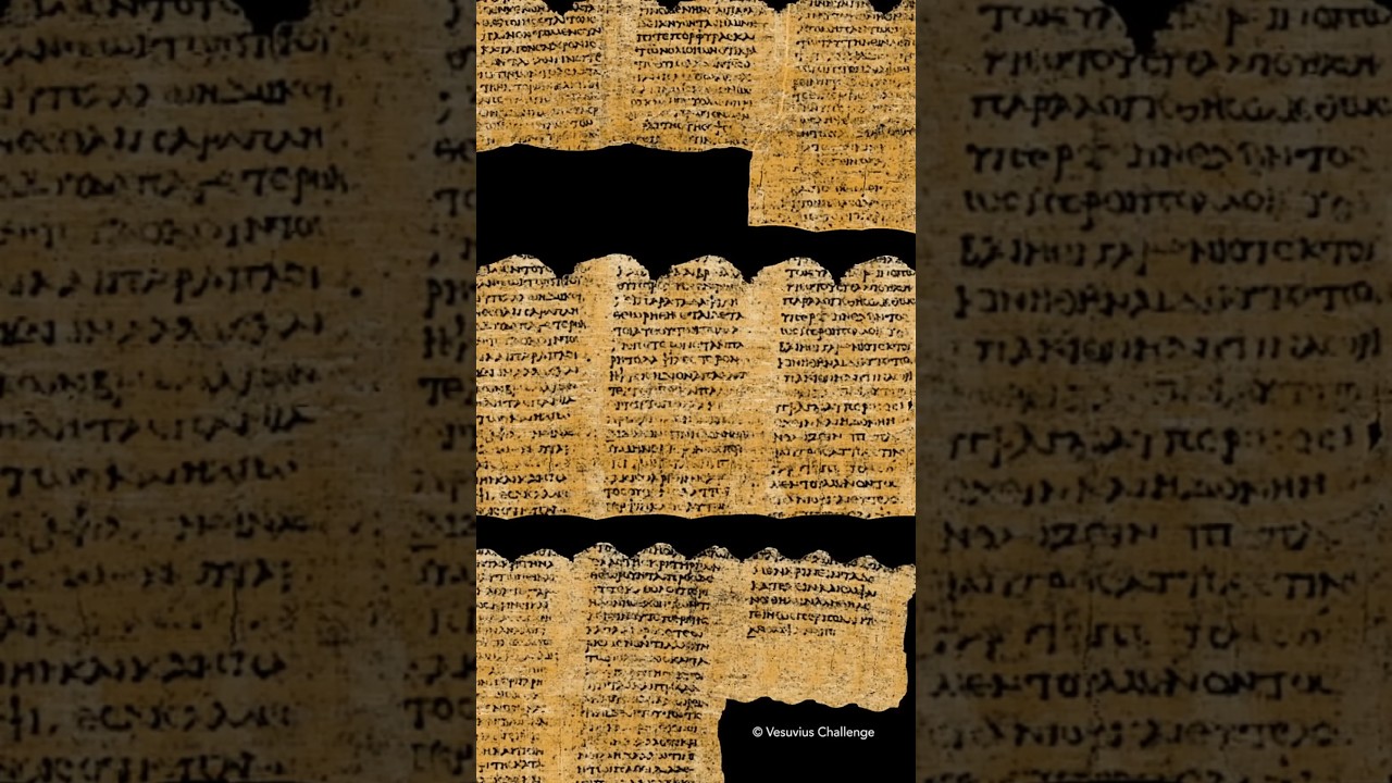 Deciphering a Herculaneum Papyri with AI
