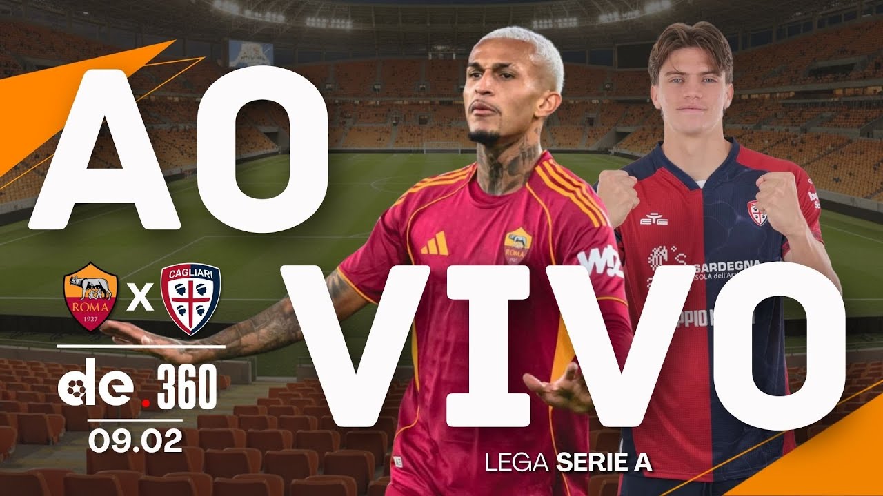 ROMA X CAGLIARI | JOGO AO VIVO DA LEGA SERIE A COM NARRAÇÃO EM TEMPO REAL