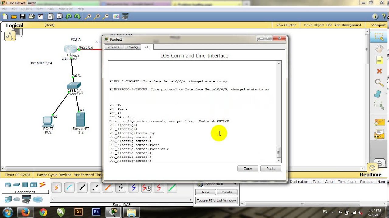 routeRip & DHCP by Router