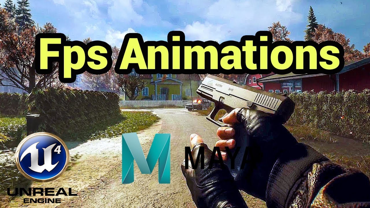 Fps Animation in Maya to Unreal Engine - Part 1 (Gun Rigging)