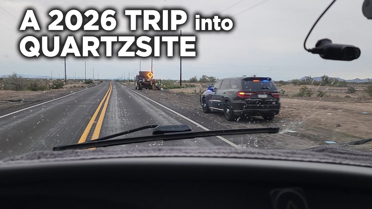 An Oily Mess: Our First Trip Into Quartzsite In The New Year