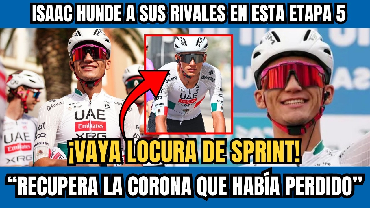 🚨¡ISAAC DEL TORO DESTROZA LA ETAPA 5 DE LA TIRRENO ADRIATICO! El Torito sorprende a todo el mundo