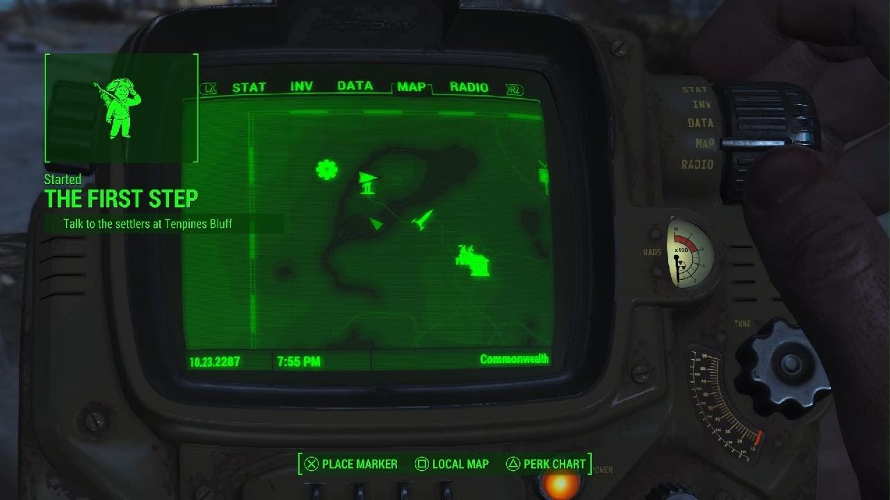Mrimpossible plays Fallout4 but enters a raider base