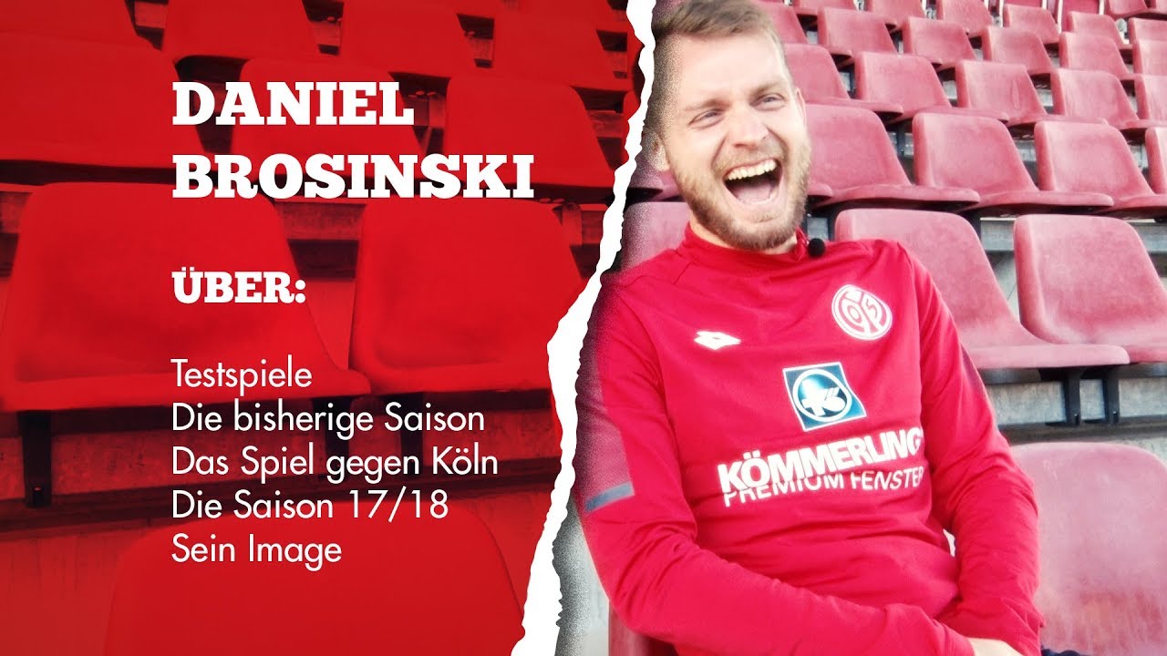 Daniel Brosinski spricht &uuml;ber Testspiele, den 1. FC K&ouml;ln und sein Miesepeter-Image | 1. FSV Mainz 05