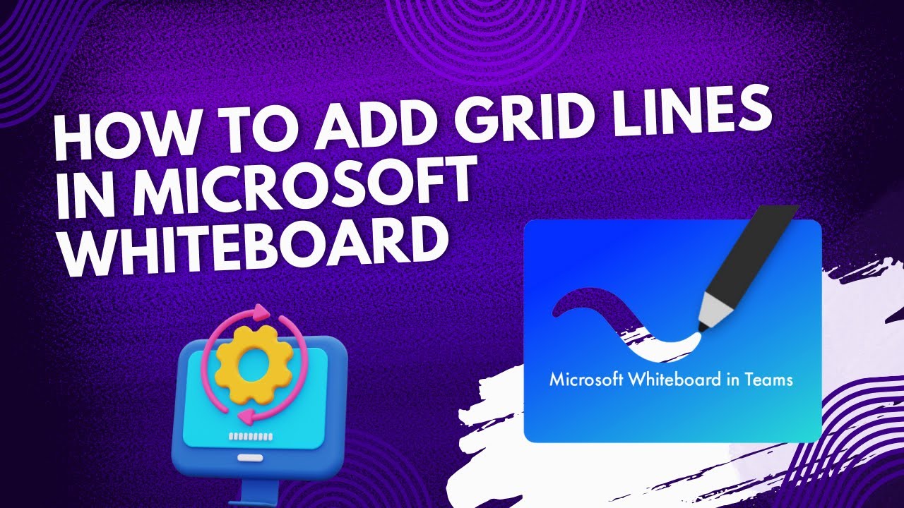 How to add grid lines in Microsoft whiteboard - Step By Step Tutorial!