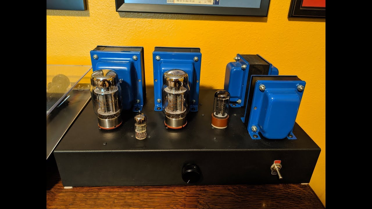 I built a KT88 Stereo Tube amplifier!