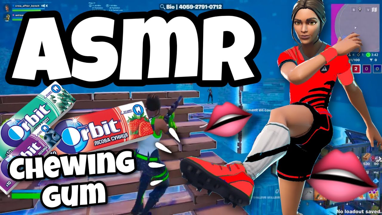 ASMR ~ Chuchotement Avec du Chewing-gum INTENSE sur Fortnite 😴💤 ( best combo ? )