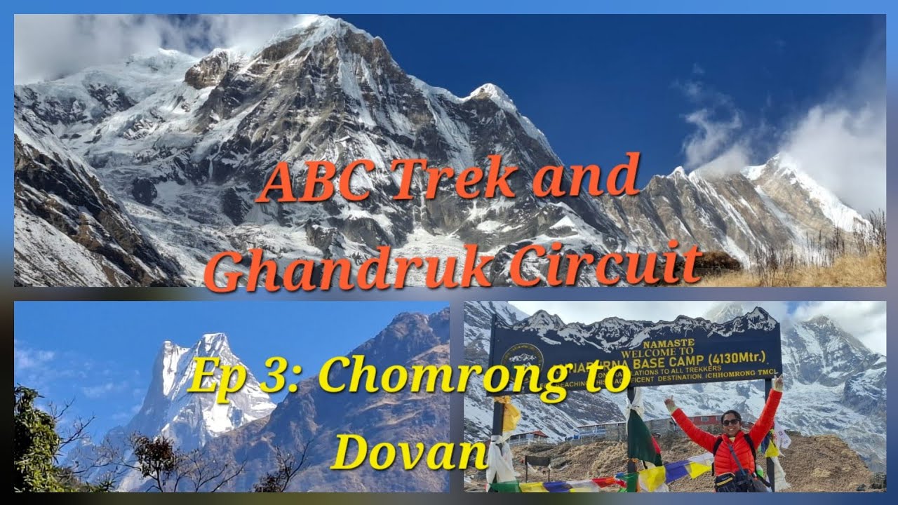 In December at Mt. Annapurna - Annapurna Base Camp (ABC Trek) Ep 3: Chomrong - Dovan