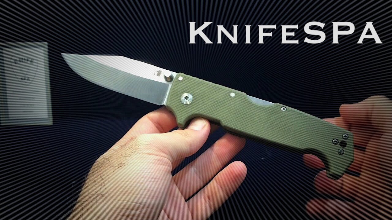 Cold Steel SR1 складной танк со скучным но проверенным дизайном / Knife SPA