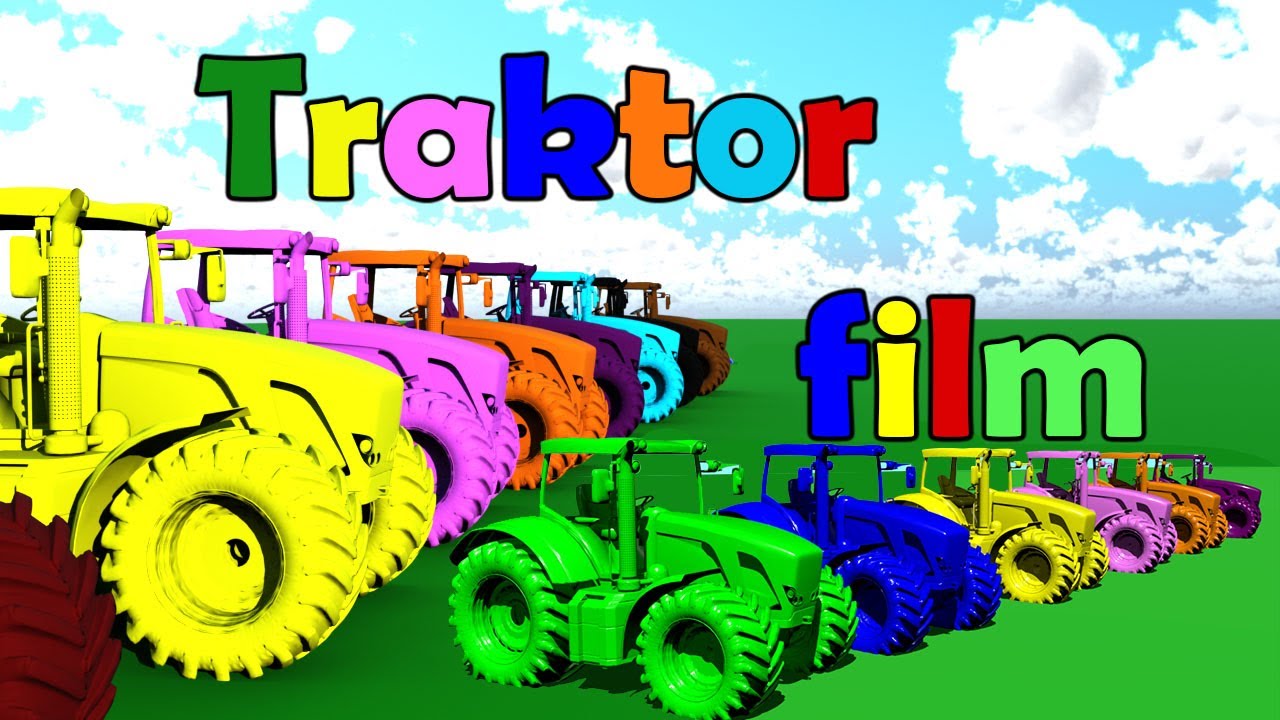 Traktor | Lær Farger | Lær Tall og telling | Lær ABC
