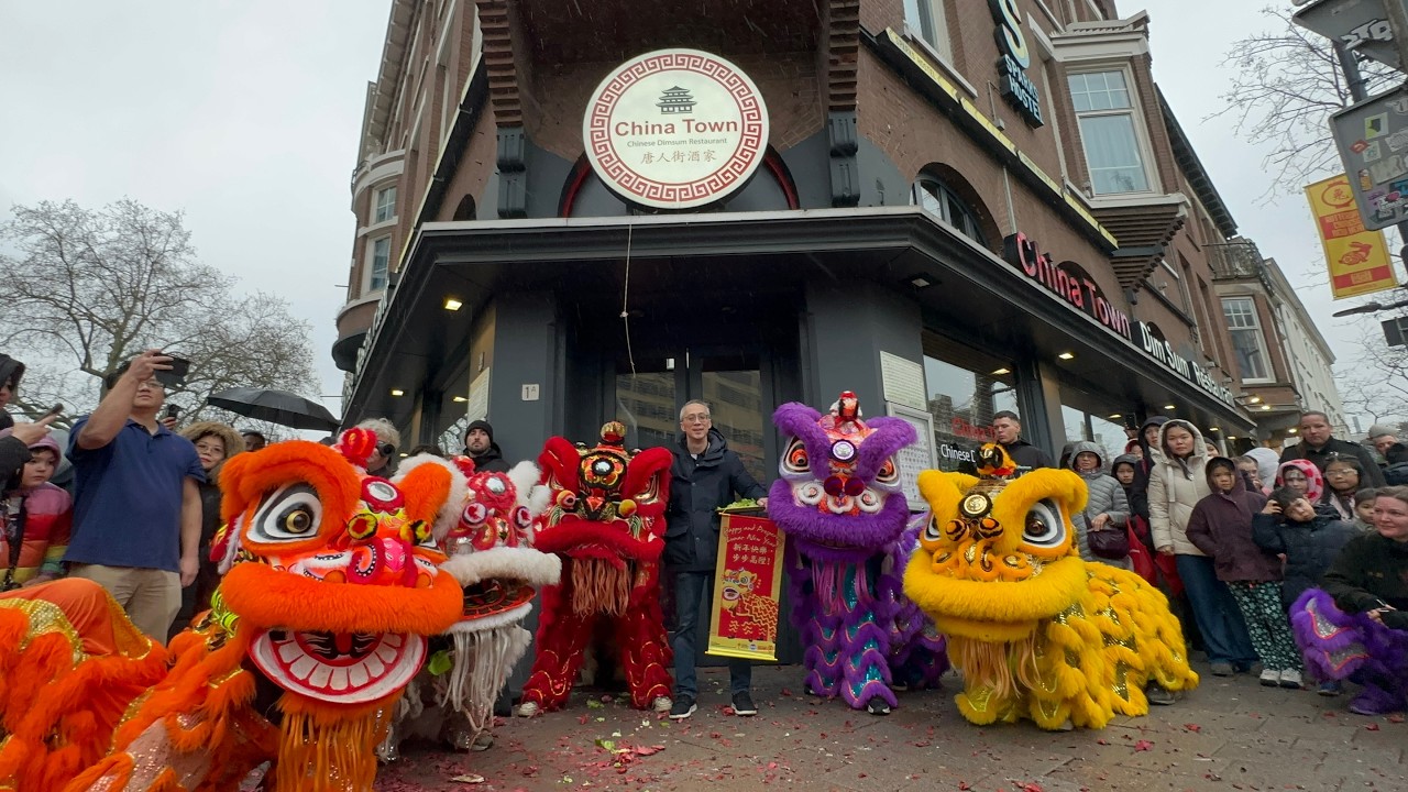 China Town Dimsum Rotterdam | Rotterdam Chinese New Year 2026 | Lion Dance
