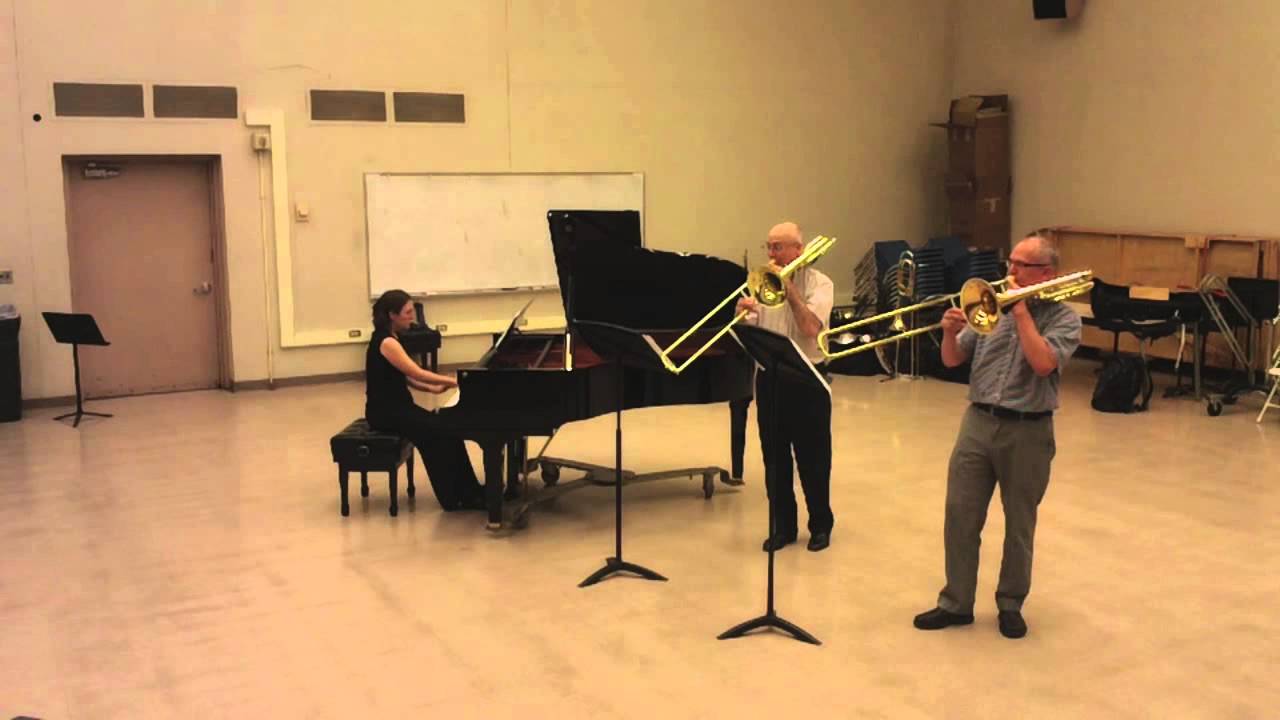 Randall Hawes and Douglas Yeo, bass trombone