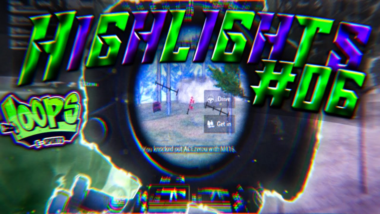 Highlights #6 FULL GYROSCOPE | PUBG MOBILE  Loops e-Sports