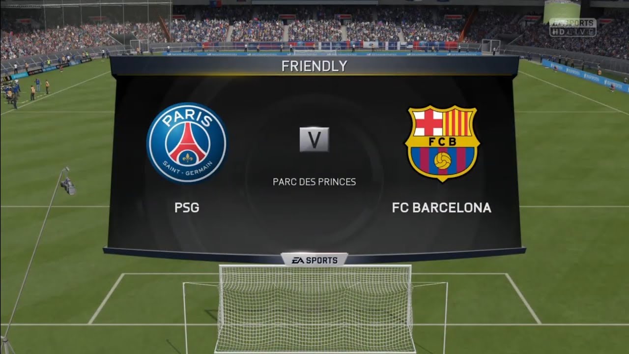 PSG vs Barcelona  | FIFA 15 PS4 Gameplay