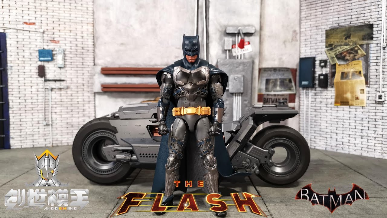 Modoking The Flash Batman 1/12 action figure Unboxing & REVIEW #dc #batman #dccomics #dceu