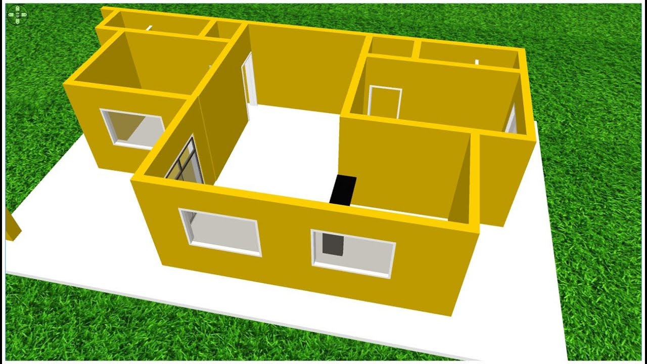 como fazer uma casa simples rapidinho no sweet home 3d