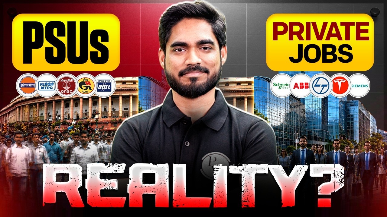 PSU vs Private Job | Salary, Growth, Work-Life Balance & Reality | Complete Career Comparison