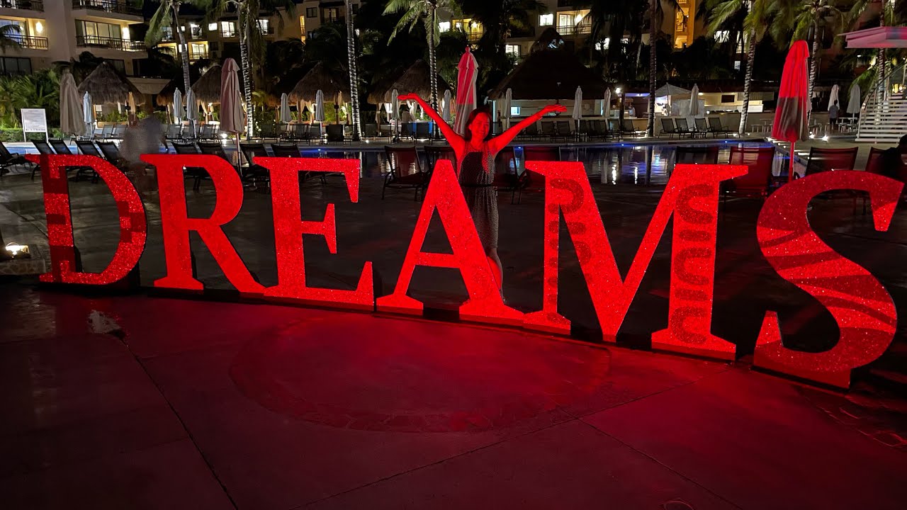 Dreams Riviera Cancun Spa and Resort all inclusive walk through