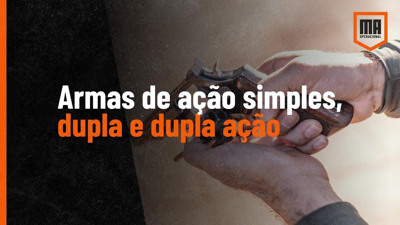 Saiba a diferença entre armas de ação dupla, simples e dupla ação