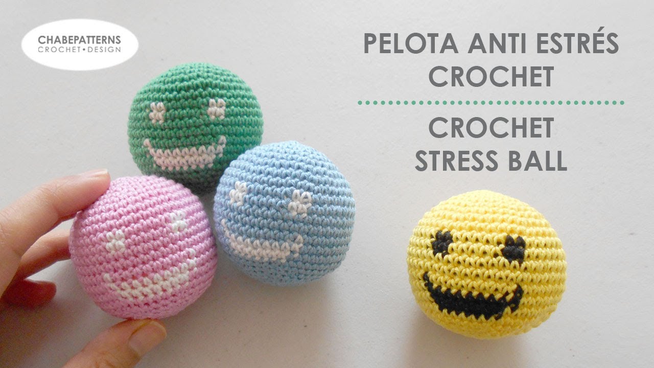 Pelota ANTI ESTRÉS A CROCHET paso a paso | Crochet STRESS BALL step by step