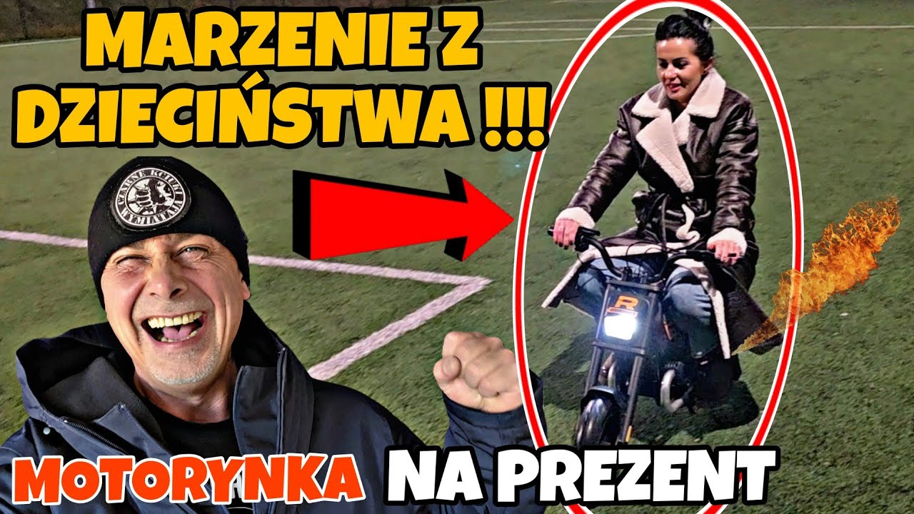 MARZENIE Z DZIECIŃSTWA !!! MOTORYNKA IDEALNA NA PREZENT RCB R9 !!! ALE JAZDA