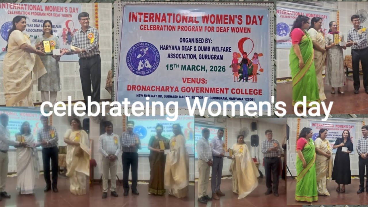 International Women's Day celebration for deaf Women 💐