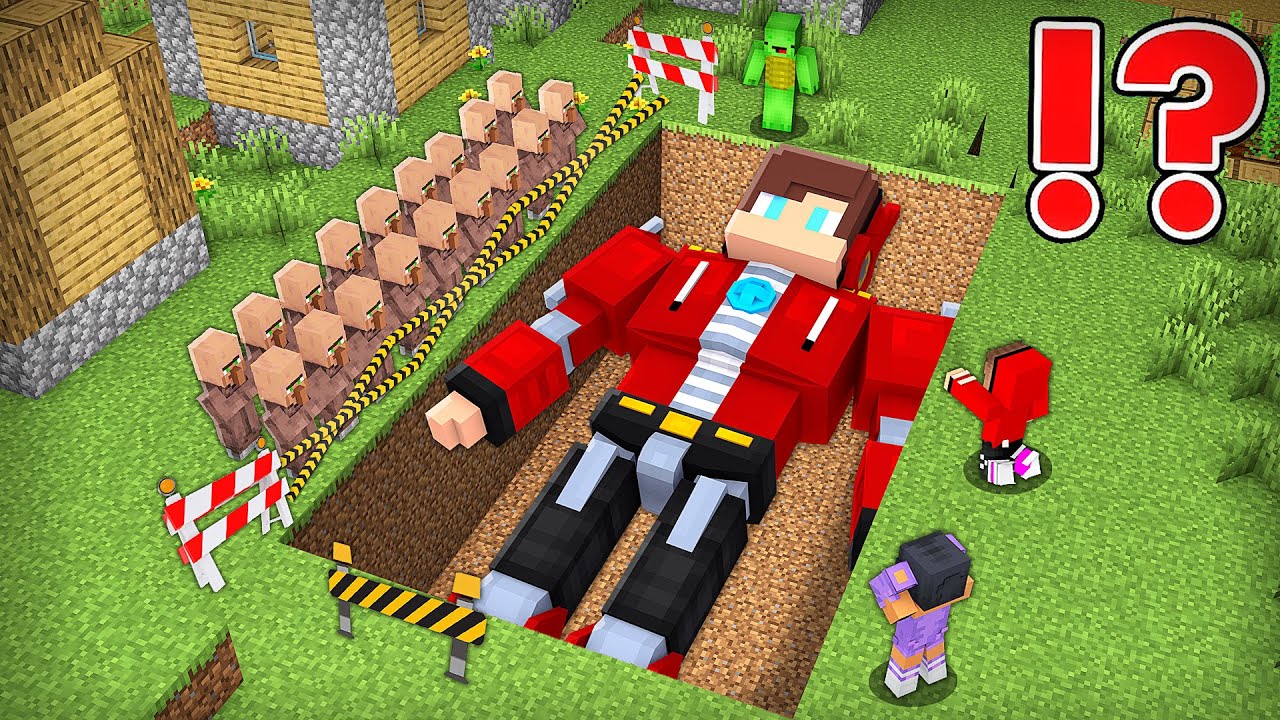 Mikey Found TRANSFORMER JJ in a PIT in Minecraft - Maizen