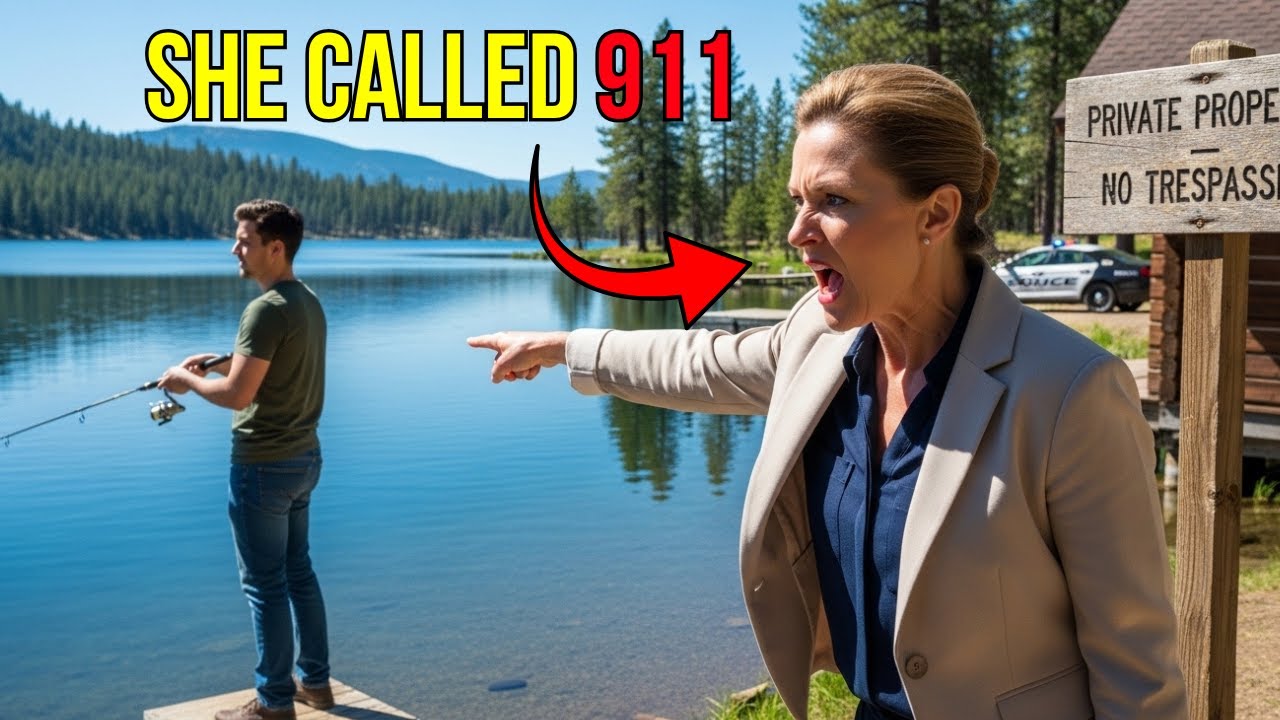 HOA Karen Called 911 Because I Was Fishing On MY Lake… Awkward She Picked The Wrong Owner!