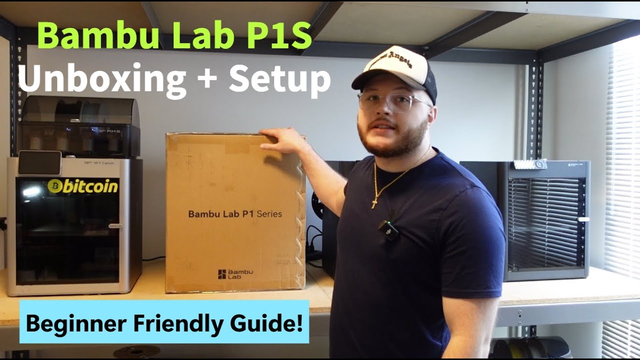 Bambu Lab P1S Unboxing & Setup Made Easy (Step-by-Step Beginner Friendly Guide)