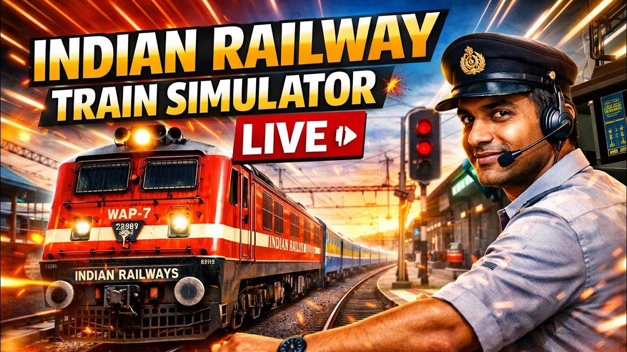 indian railway 🚆 train simulator || Fact Prashi 2  live streaming