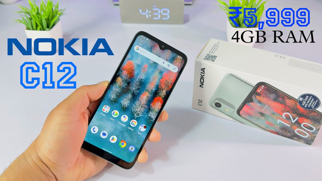 NOKIA C12 ⚡  First Look || Low  Range Smartphone Under 6000 || Unboxing || Review || Camera 🔥