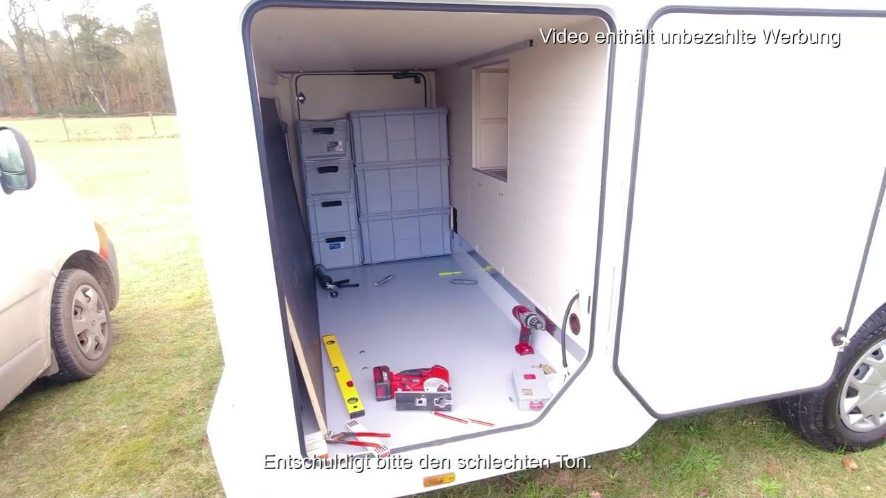 Umbau der Heckgarage zur Hundebox
