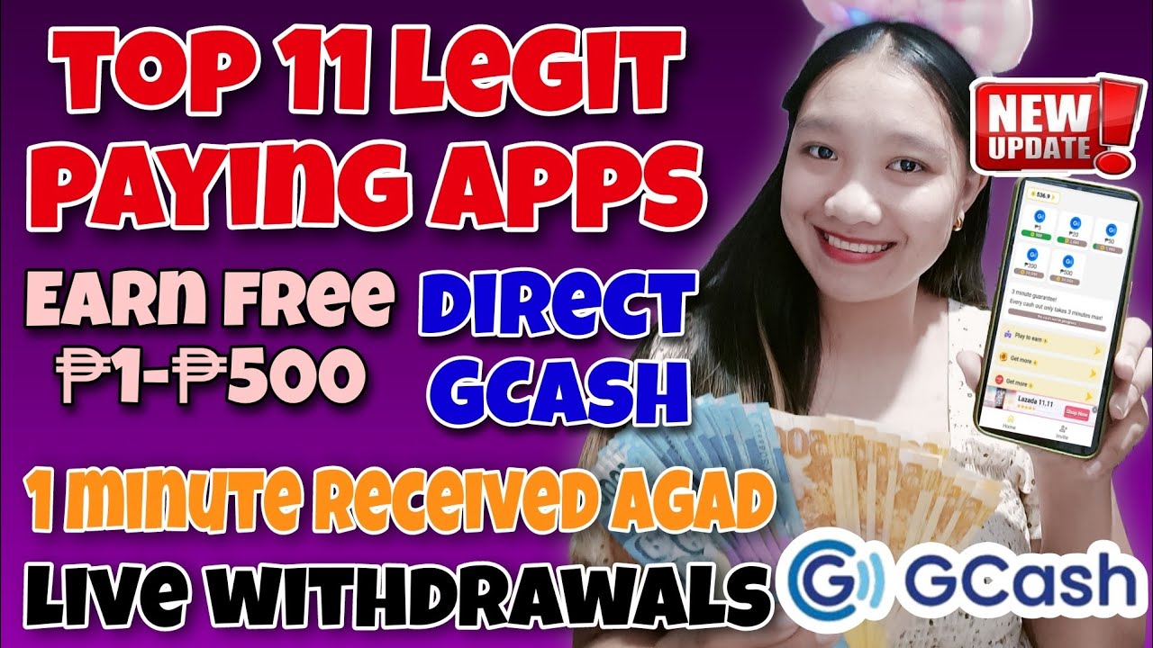 11 Top Legit Paying Apps 2023 ☑️Free Gcash ₱1-₱500 ☑️Mabilis Dumating ang Payout ☑️ Walang Puhunan