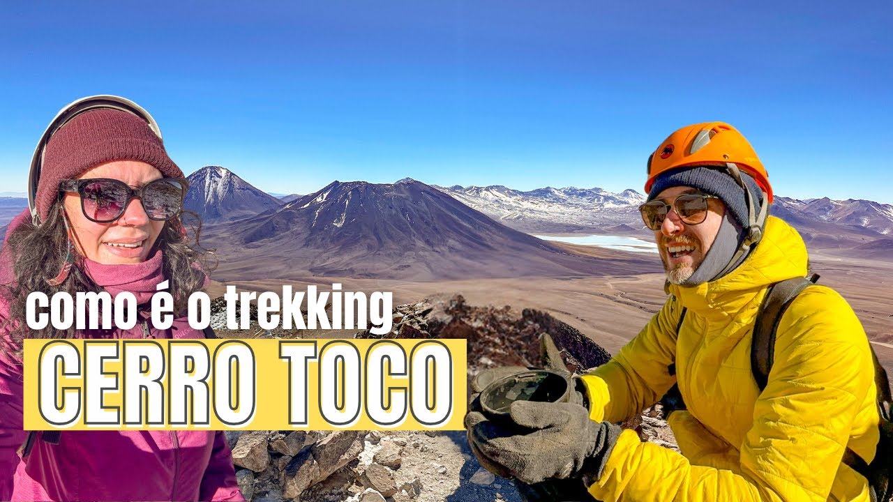 É fácil fazer o trekking do vulcão Cerro Toco no Deserto do Atacama? 
