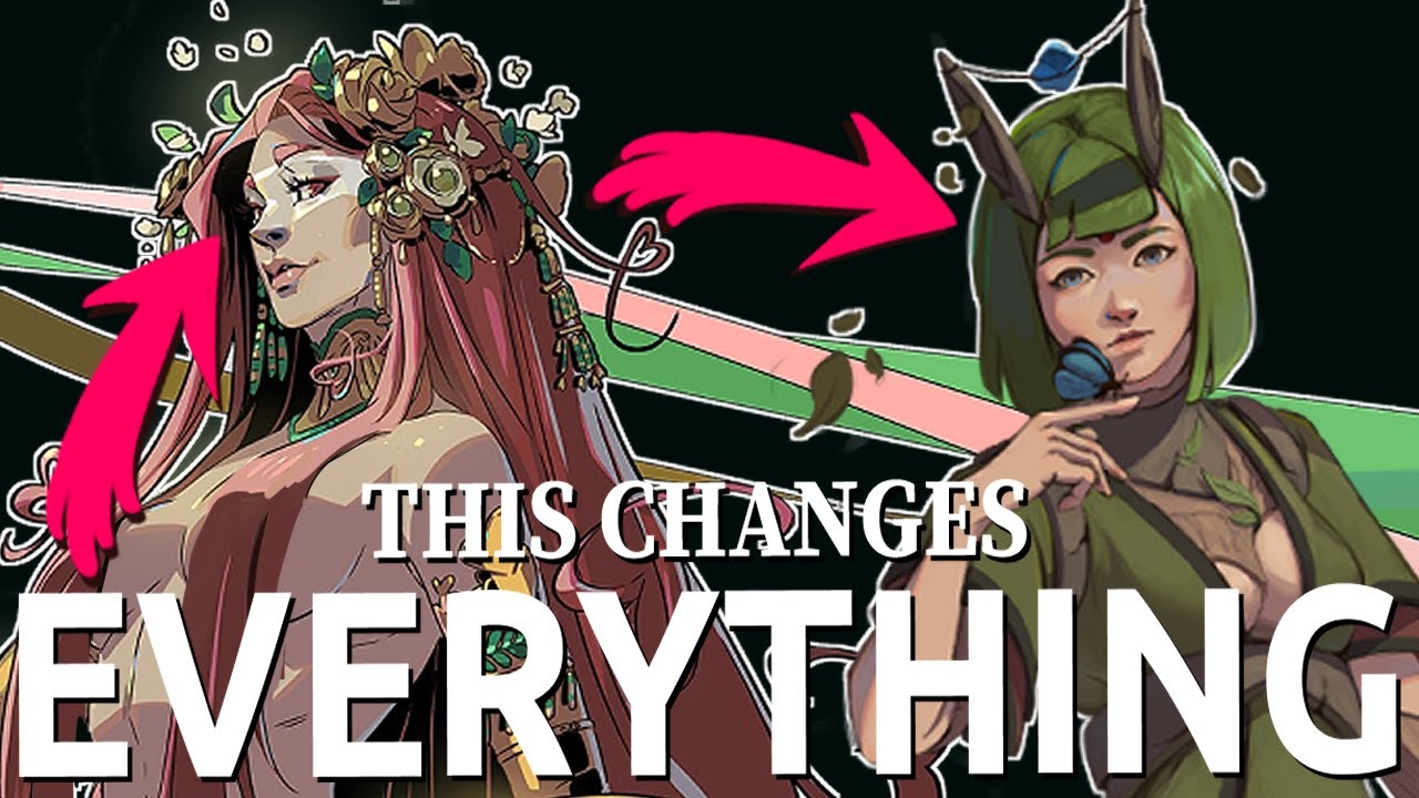 Hades 2 ИСПРАВИЛ мой скучный дизайн персонажей